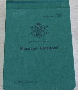 Cadet Notebook