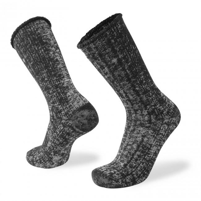 Merino Fleece Socks Black - Lakes Army Disposal